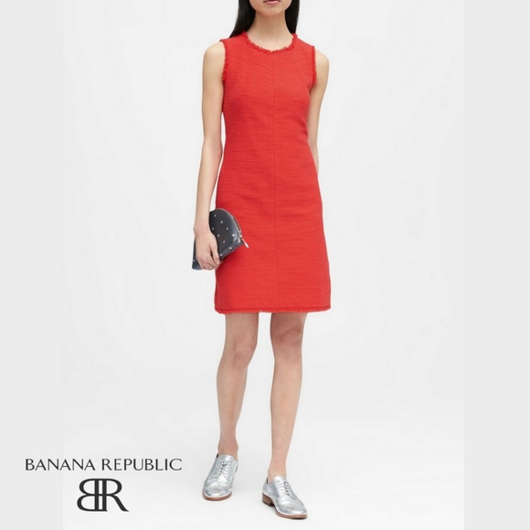 Banana Republic Dresses & Skirts - BANANA REPUBLIC Tweed Shift Dress Career - Size 4